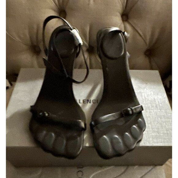 NWB $1k Balenciaga Fetish Heeled Sandals Black Size 41 - Picture 5 of 12